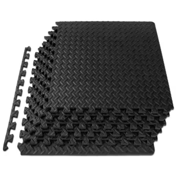 Shock Absorbing Noise Reducing Interlocking Flooring Tiles For Weight Rooms & Workouts