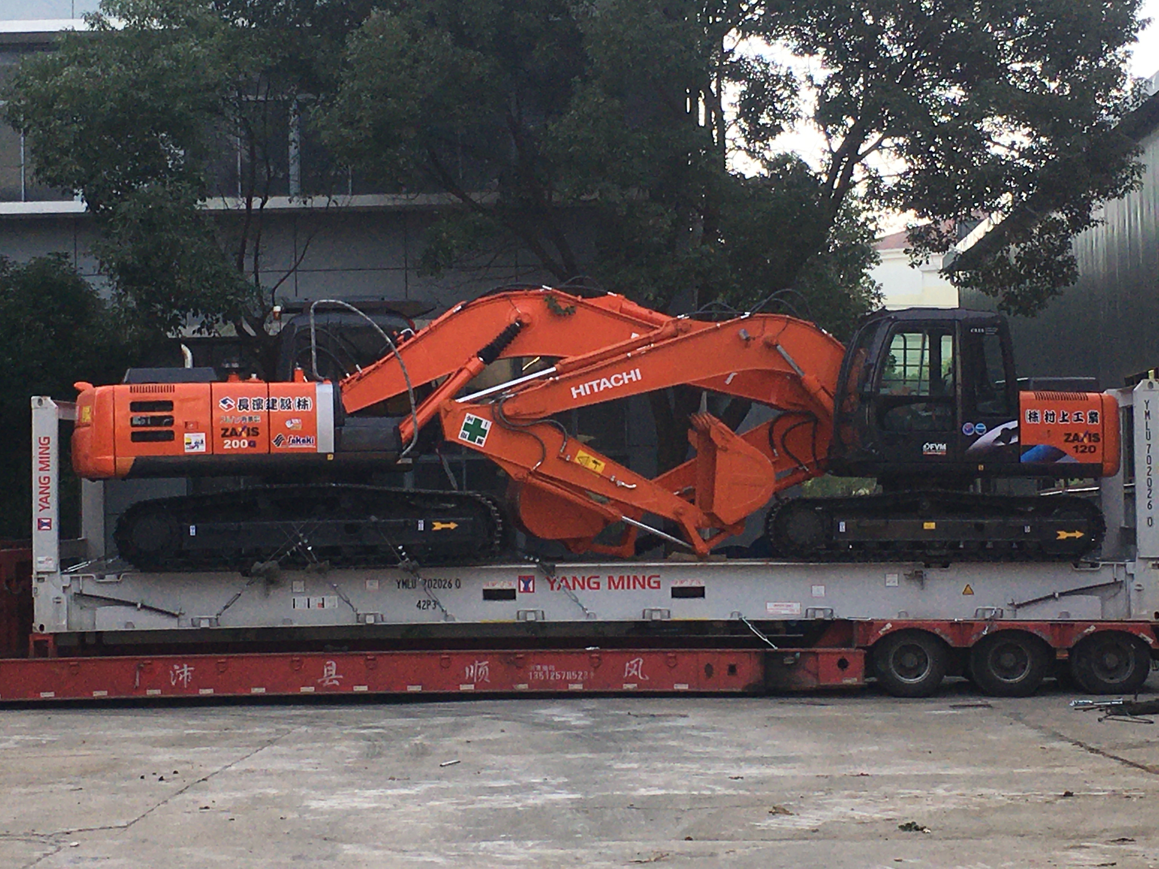 10-20 тонн дизельного двигателя используется Hitachi экскаватор для добычи полезных ископаемых