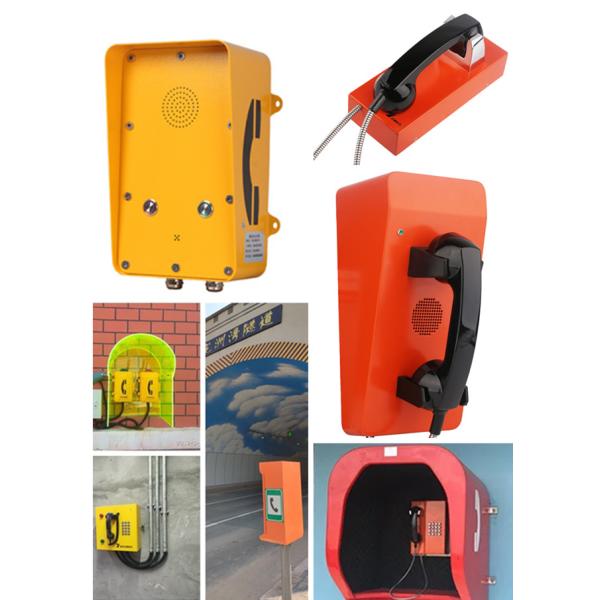 Телефон горячей линии держателя стены, промышленная телефонная система тюрьмы горячей линии