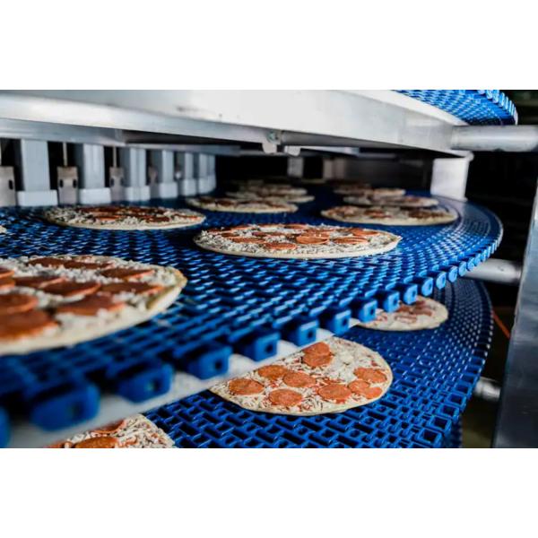 Customized Spiral Cooling Tower Conveyor For Toast Bread Pizza Food