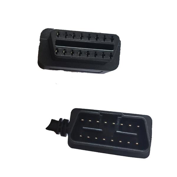 Data OBD OBD2 Y Cable 16 Pin 1 Male Elbow To 3 Female Extension