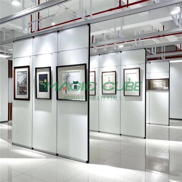 Adjustable Speed Sound Insulation Movable Partition Wall with High Flexibility for Office Renovations