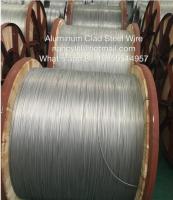 Alambre de acero revestido de aluminio de la alta conductividad para la línea de transmisión eléctrica