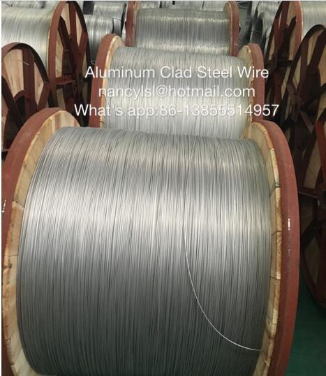 High Conductivity Aluminum Clad Steel Wire For Electric Transmission Line
