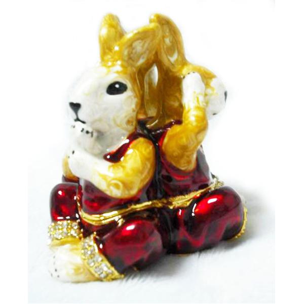 Easter Rabbit Trinket Box Rabbit Trinket Jewelry Box Bejeweled Box Cony Jewelry Trinket Box Easter Bunny Jewelry Box