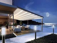 Pergola escamotable démontable imperméable de toit de PVC de jardin