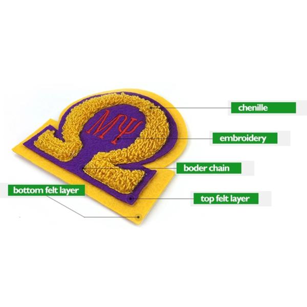 Custom Design Lovely Mickey Mouse Embroidered Patches Iron - On Backing For T Shirt