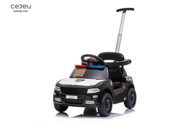 3 Height Adjusted Childs Push Along Car With Pushrod EN71123