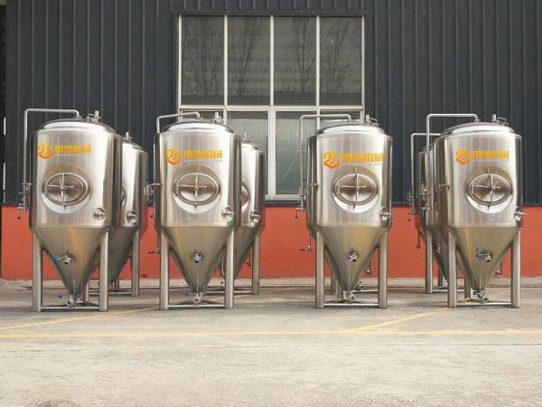 Glycol Jacket Conical Beer Fermenter 10bbl Food Grade Ss304 Ss316 Material