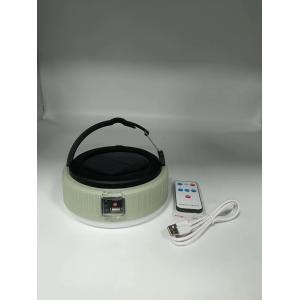 Lámparas LED con energía solar recargable Linterna IP44 Control remoto Luz de campamento LED con energía solar Iluminación exterior OEM