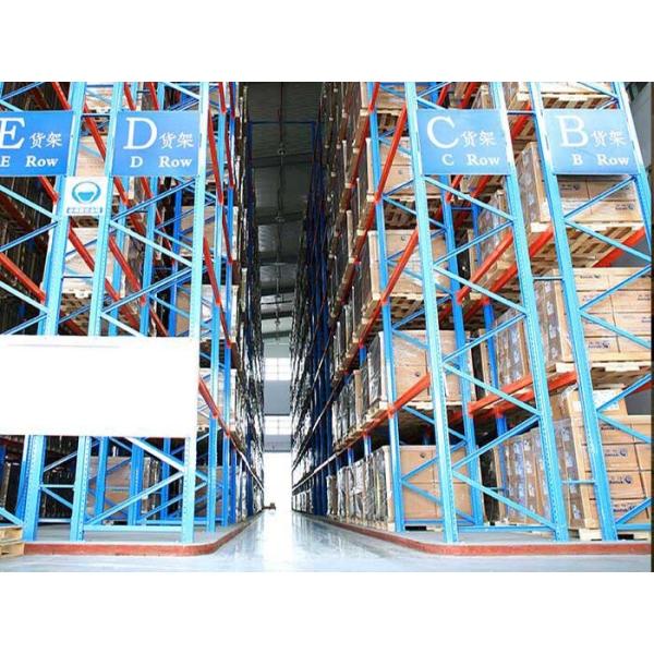 50mm Pitch VNA Racking Customized Narrow Aisle Racking System