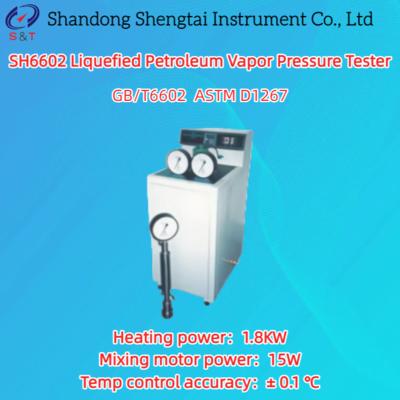 SH6602 LPG Vapor Pressure Tester 0-2.5MPa ASTM D1267 GB/T6602