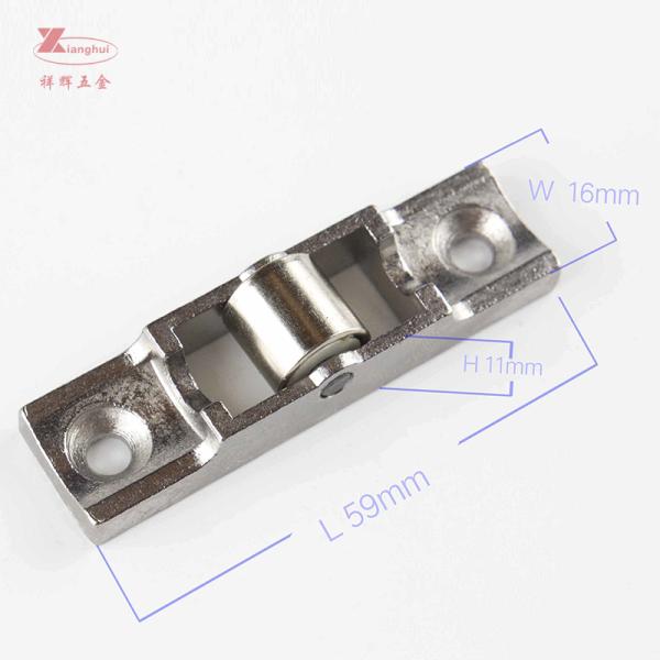 Stainless Steel/Iron 16mm Width Single Wheel Sliding Window Pulley Wheel for OEM Logo
