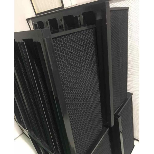 Железный каркас компактного воздушного фильтра банка зерна v активированного угля пластиковый/гальванизированный