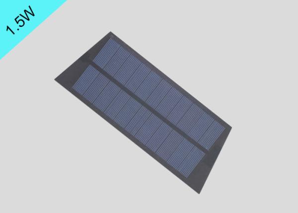 Frosted PET Front Cover Miniature Solar Panel 5.5 Volt 1.5w Customized Shape