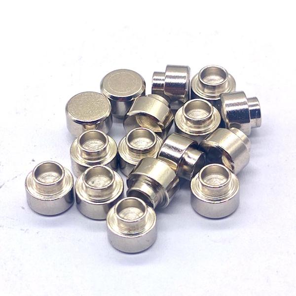 Nickel Coated Iron Rivets For Wall Mount Hangers 7.5x6mm Precision Fastener OEM Service