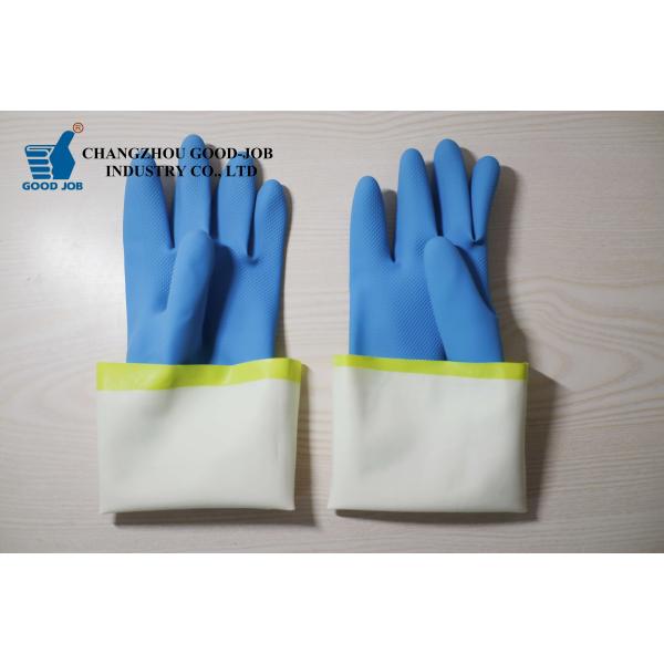 Neoprene Rubber Latex Gloves Chemical Resistant For Furniture Paint Ink