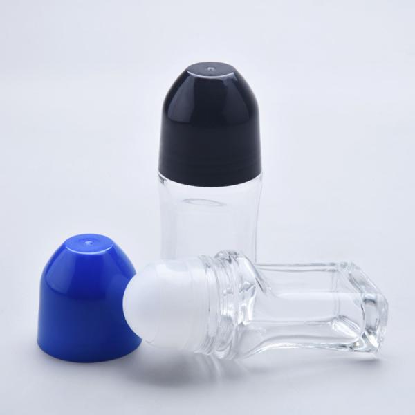 Diameter 35mm Glass Roller Ball Bottles Customized Color 2 Oz Roll On Bottles