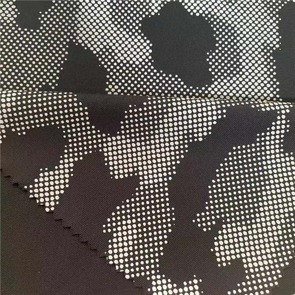 150cm Jacquard 75D Athletic Mesh Fabric UV Proof 92 Polyester 8 Spandex Material