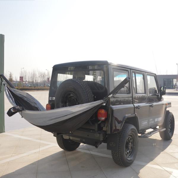 72X36X25cm Trailer Hitch Towing Hammock Stand for Rear Car Mounting in Black Color