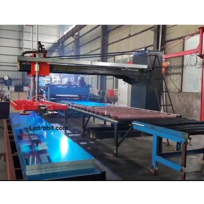 Floor Marble Compact Industrial Palletizer With Customizable Conveying Direction