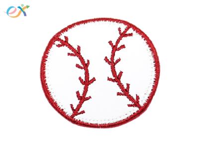 Fashionable Size Custom Baseball Patches Embroidery For T Shirt Logo