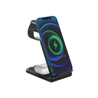 carregador sem fio Desktop de 3in1 QI