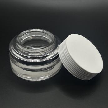Custom 30g Glass Jar For Beauty Products , Glass Cosmetic Jars With Lids (MC-G-529)