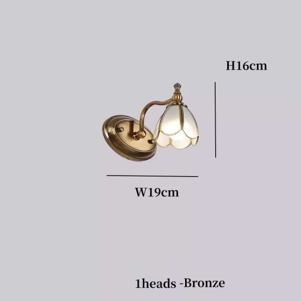 LED American vanity Mirror Headlight multicolor mirror cabinet Glass Wall lamp mirror wrought iron lamps (WH-MR-71)