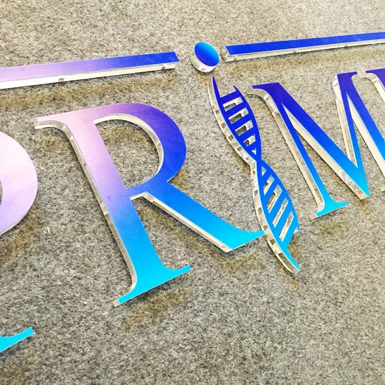 Толщина знака 3mm-20mm письма крытого приема твердая акриловая для магазина