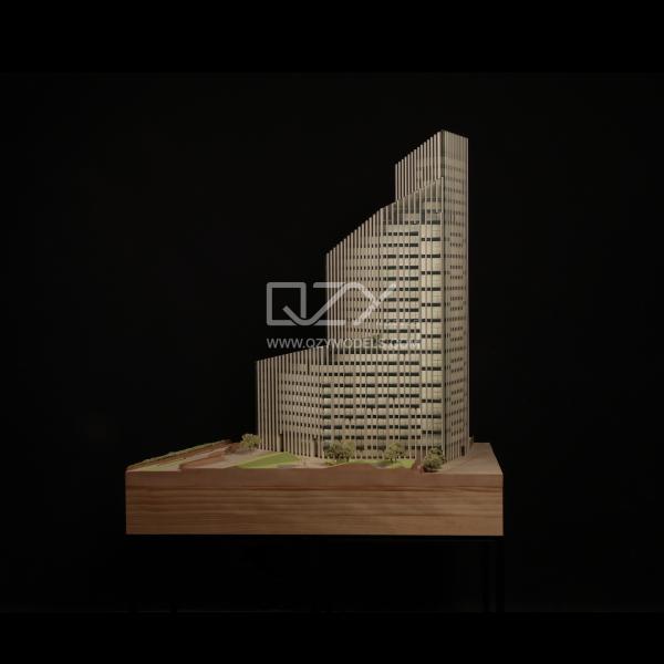 1:110 Greenwich Peninsula Architectural Model with Illumination