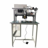 máquina manual de la soldadura por puntos 220V para el pórtico de la corriente continua de la célula del litio de la batería