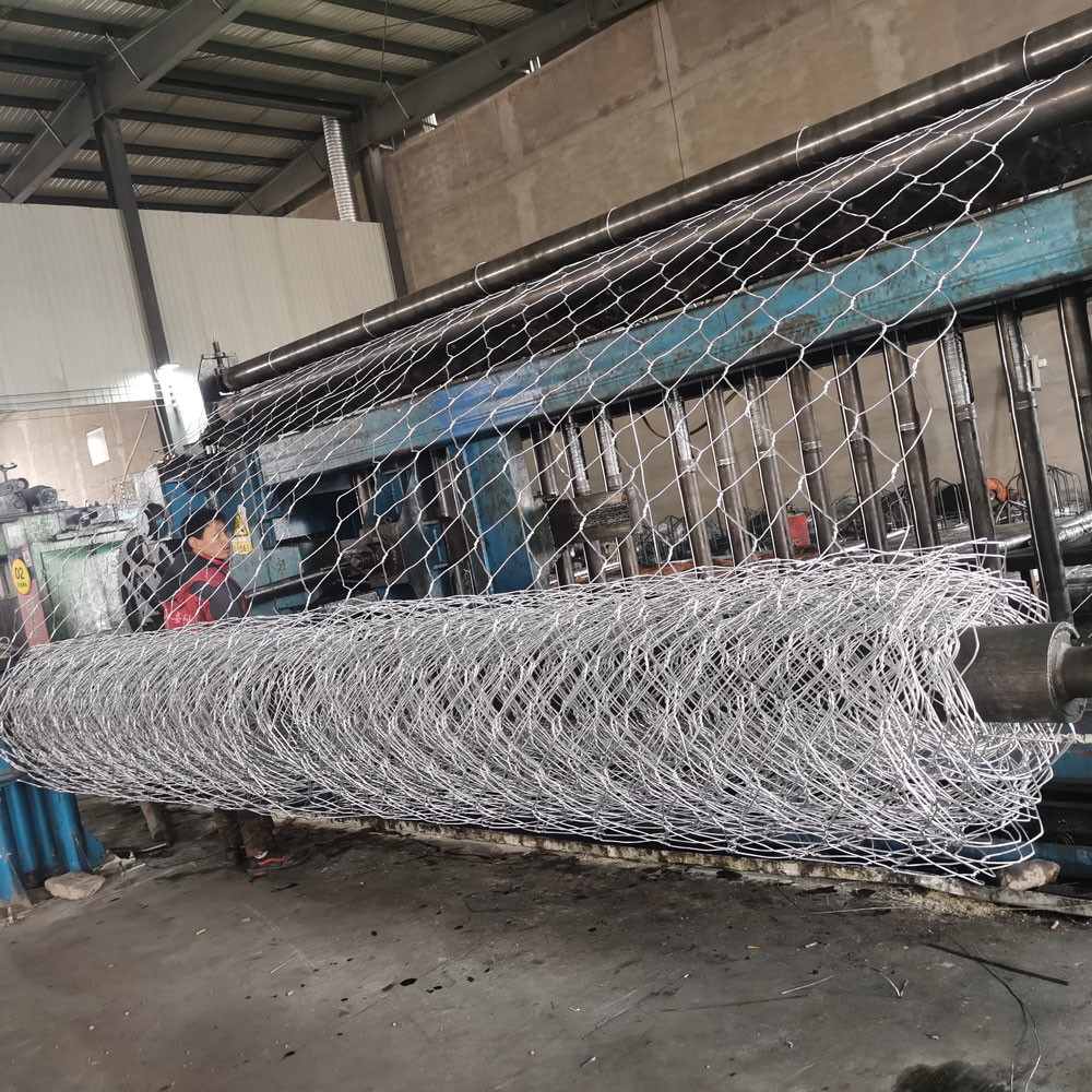 4x1x1m 3.05mm Wire Gabion Basket для плотин и фундаментов с цилиндрическими металлическими конструкциями