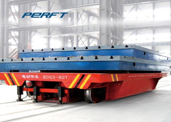 Les chariots faits sur commande motorisés de manipulation matérielle de bobine pour le rail industriel meurent chariot de manipulation matérielle