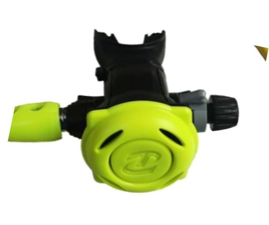 Yellow Plastic PC Scuba Diving Regulator Brass For Underwater Breathing