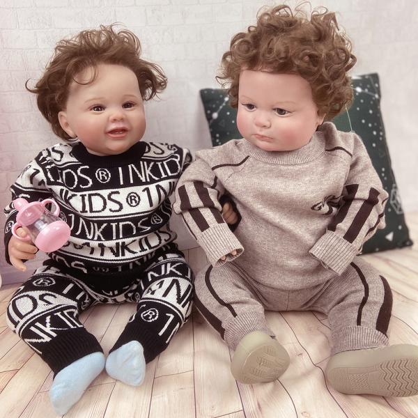 Cheap High Quality Winter Baby Clothes Set Solid & Graphics Design Newborn Baby Knitted Sweater
