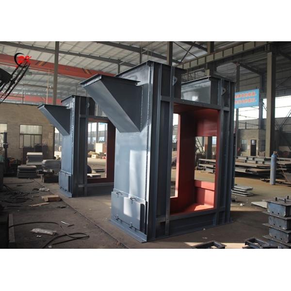 Large Output Plate Chain Vertical Cement Bucket Elevator In Steel Plants