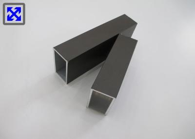 Black Painted 80 * 40 Aluminum Extrusion Profiles , Square Structural Aluminum Profiles