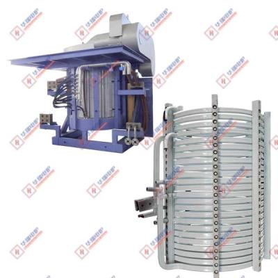 High Safety hydraulic Steel Shell Melting Furnace Short Melting Time High Durability
