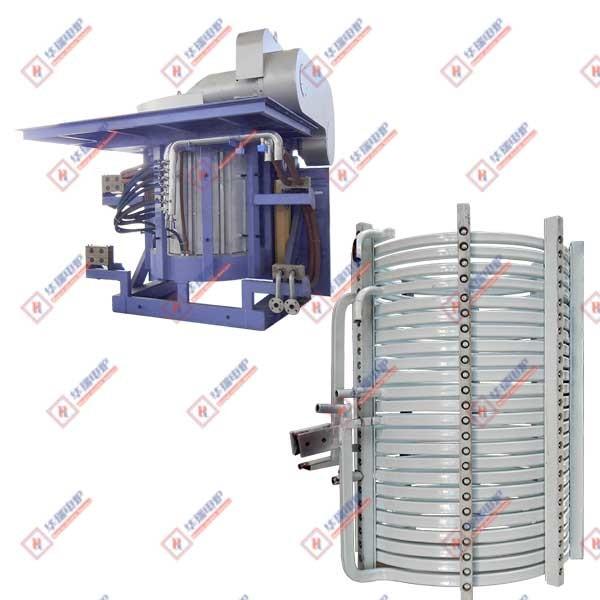 High Safety hydraulic Steel Shell Melting Furnace Short Melting Time High Durability