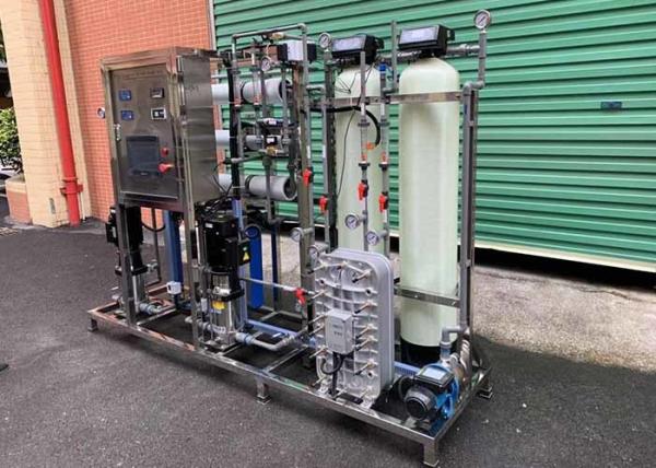 EDI Reverse Osmosis Pure Water Treatment System / Commercial Water Filter System