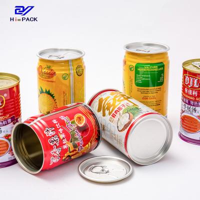 Customized Fruit Tin Can D53*133mm D53*145mm D53*163mm D65*113mm 250ml 280ml 310ml 330ml ISO9001 SGS