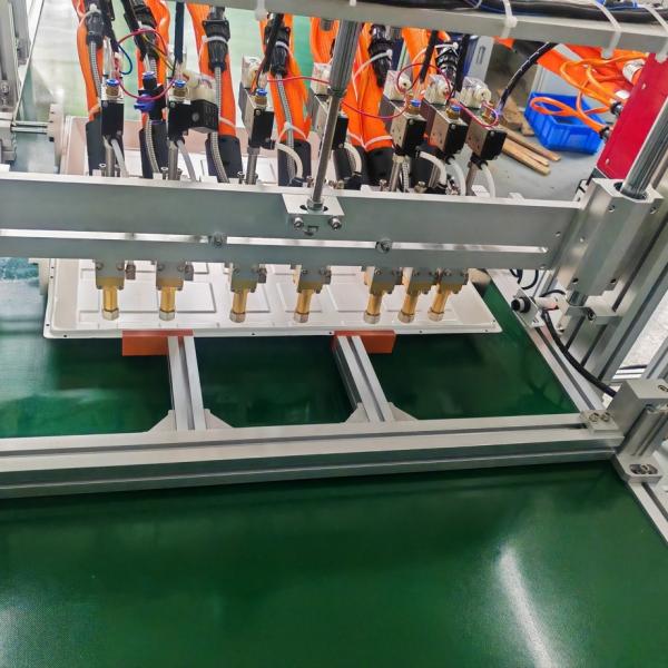 6 Heads Hot Melt Glue Dispensers 220 - 380V Hot Melt Adhesive Dispensing Equipment 3500W