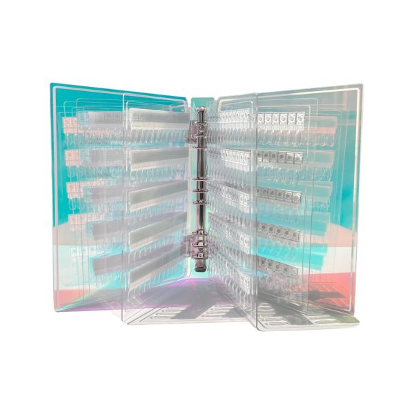 Detachable Acrylic Magnetic Nail Art Display Board Gradient Colors 120/180/240 Shades for Plastic Tool Nail Gel Nail Supplies