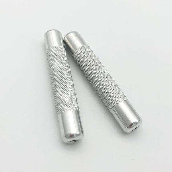 Anodized CNC Electronic Parts Small Aluminum With Knurling