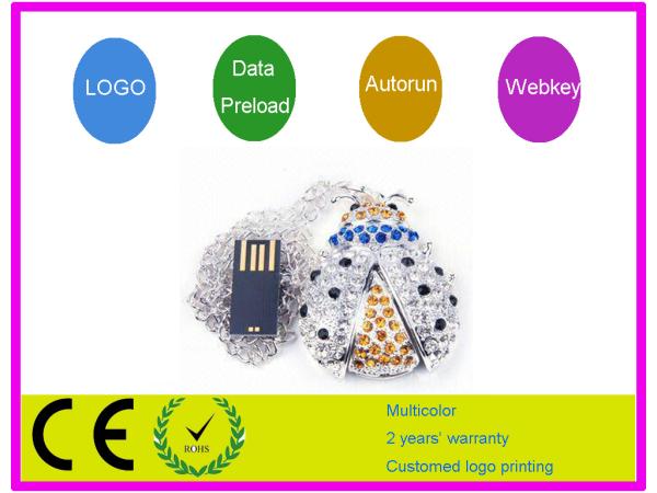 Memoria USB AT-302F de la joyería de la buena calidad