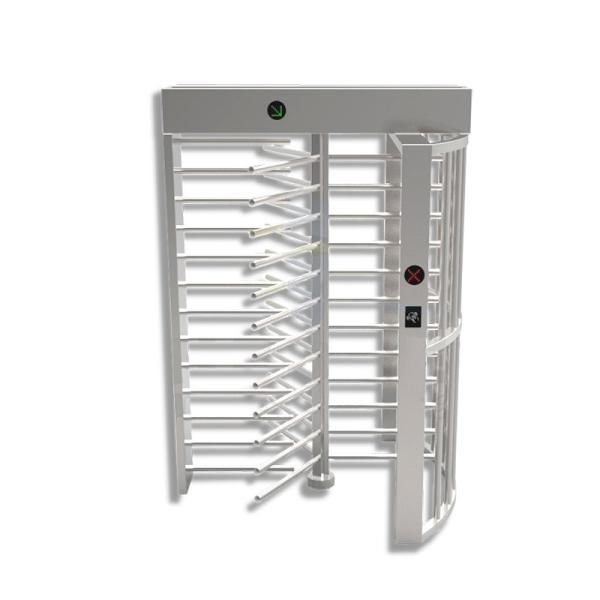 DC Servo Motor Mechanism full Automatic Entrance Control System SS304 Full Height Turnstile