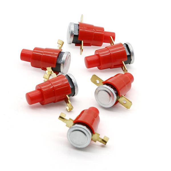 Temperature Control Switch Overheat Protection Switch Overload Protector Thermostat for Wire Cable Reel Socket