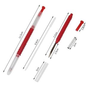 Greffe de la Reine de l'apiculture d'outil élevant l'outil de transfert de larves de couleur rouge