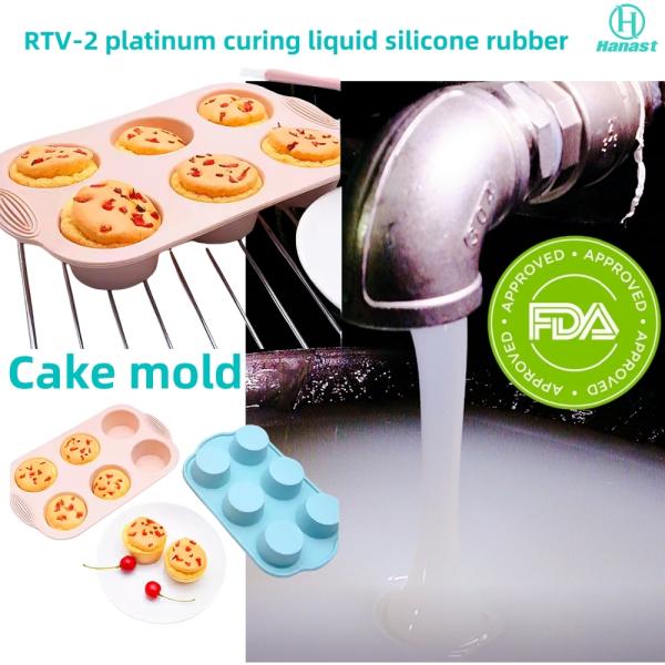 Platinum Cure Silicone Rubber Hardness 0-50 and Mix Viscosity 800-20000cps for Superior Curing Performance